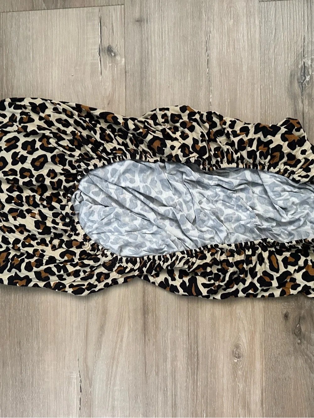 Posh Peanut Leopard Changing Table